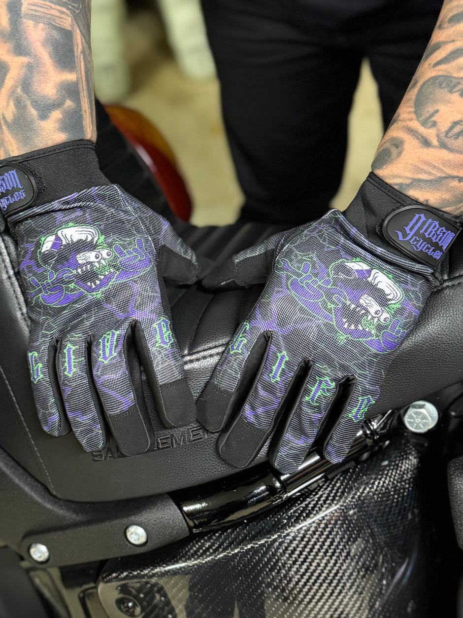 'Live Life' Moto Gloves