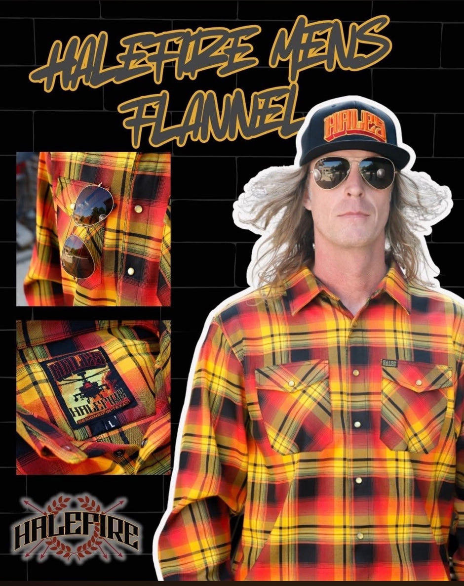 Hales Halefire Mens Flannel - Limited Edition Explosion Plaid