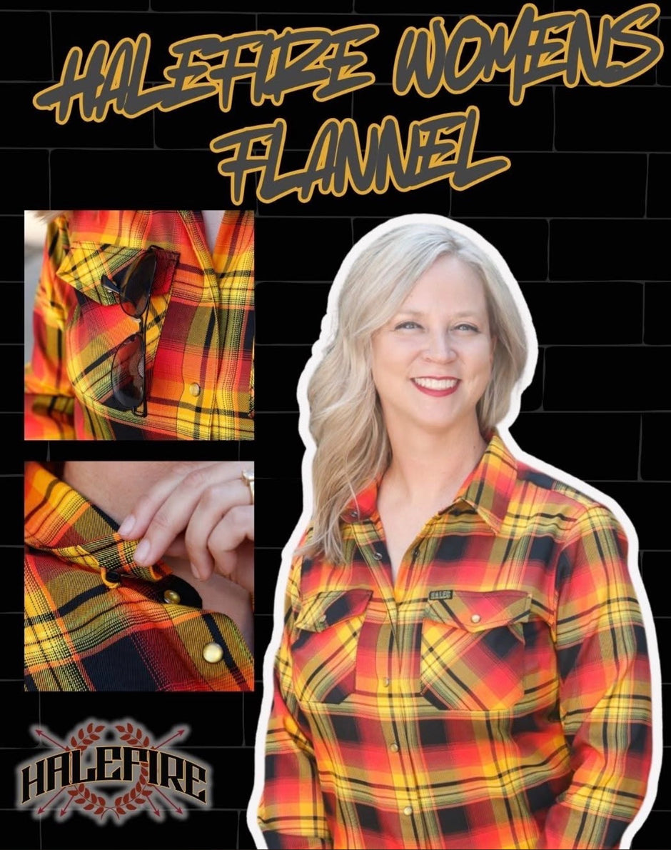 Hales Halefire Womens Flannel - Limited Edition Explosion Plaid