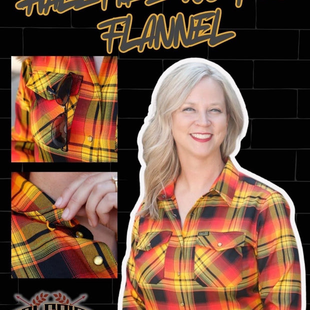 Hales Halefire Womens Flannel - Limited Edition Explosion Plaid