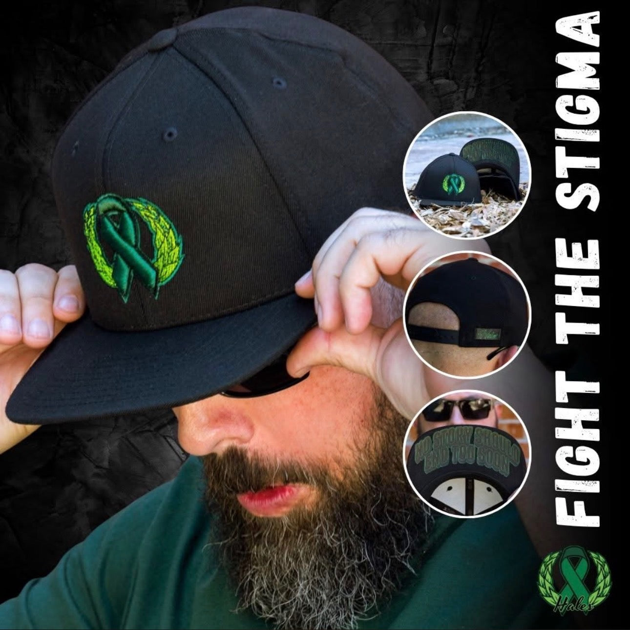 Hales Fight The Stigma Snapback Hat