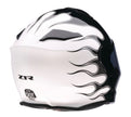 Z1R Solaris 2.0 Flame 'Black/White' Modular Helmet